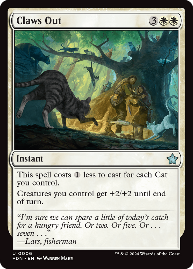 Griffes dehors (FDN-006) - Fondations Foil
