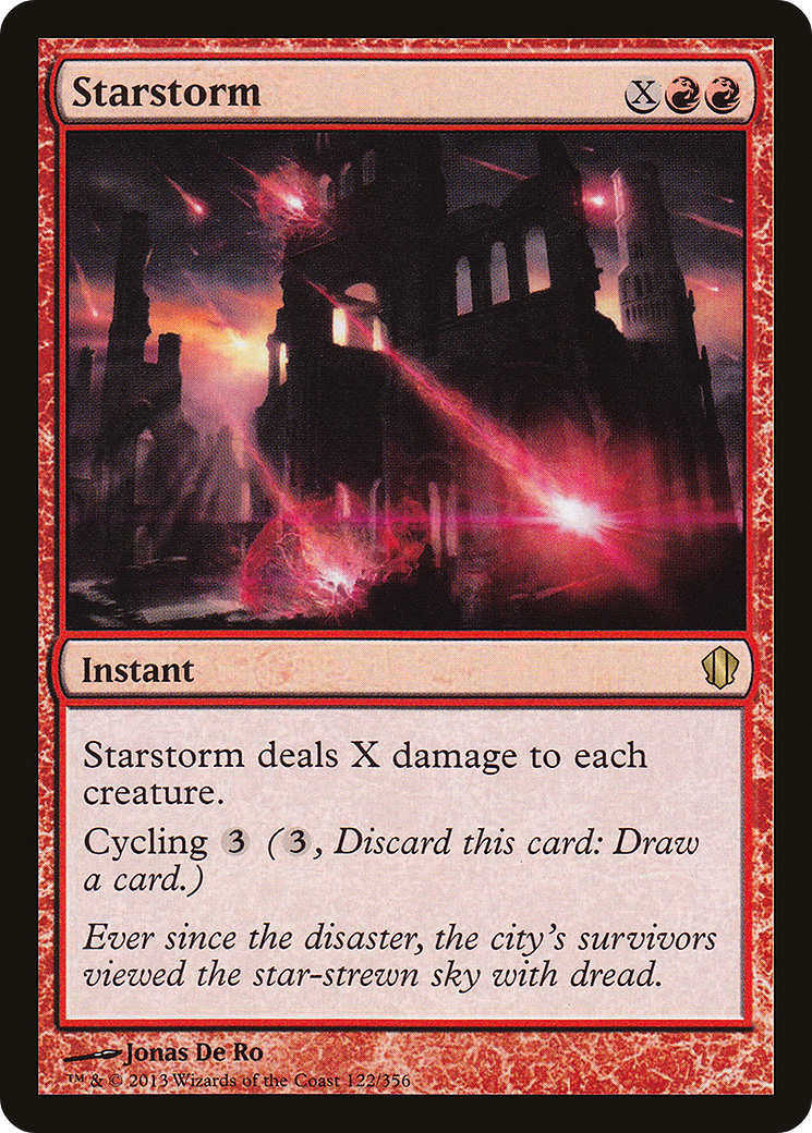 Tempête d'étoiles (C13-122) - Commandant 2013