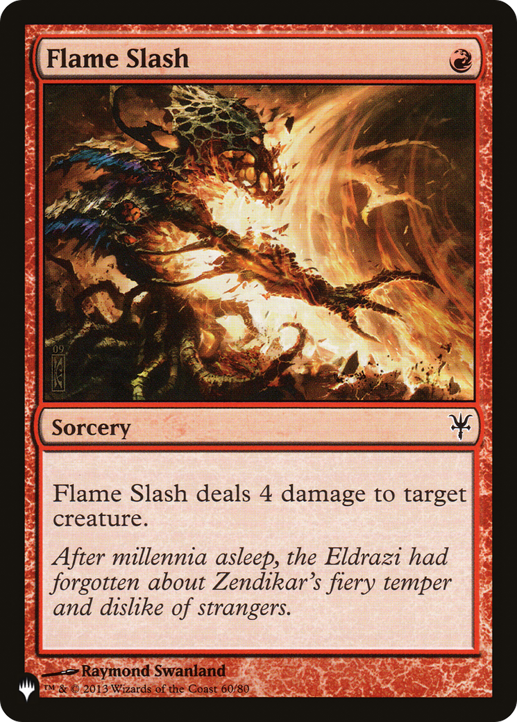 Flame Slash (LIST-60/80) - The List