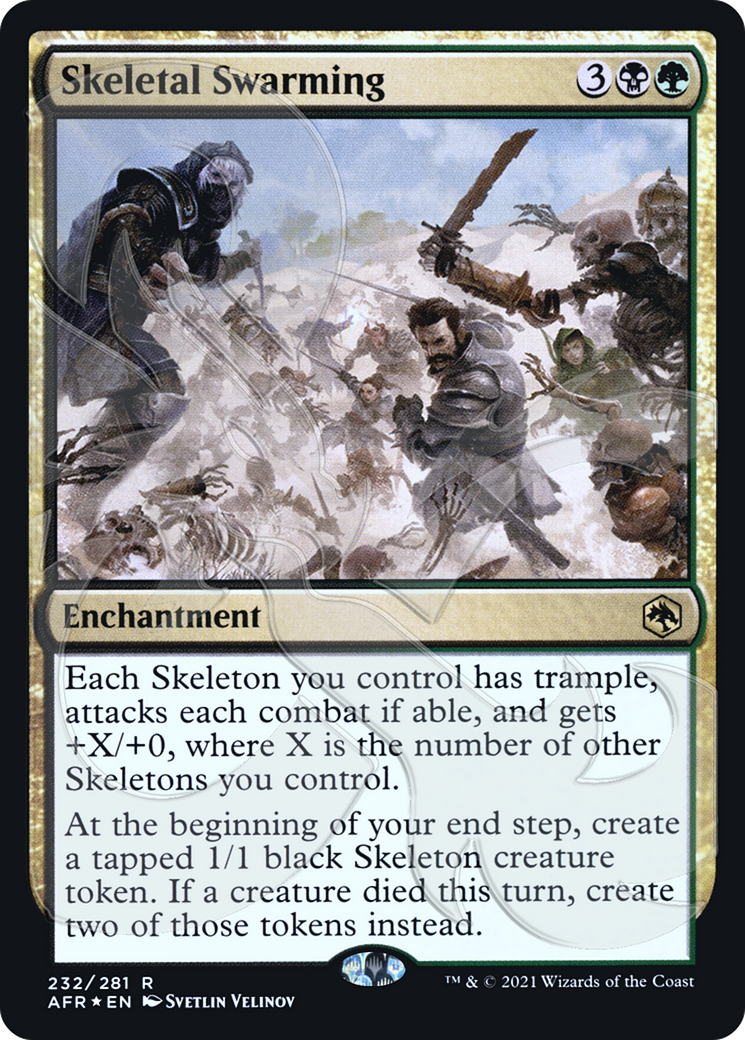 Skeletal Swarming (AFR&-232) - Adventures in the Forgotten Realms Promos Foil