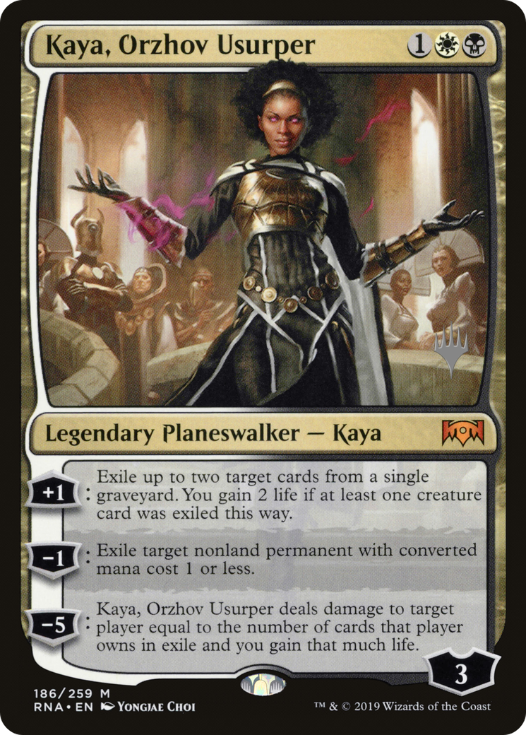 Kaya, Orzhov Usurper (PPELD-186P) - Ravnica Allegiance Promos Foil