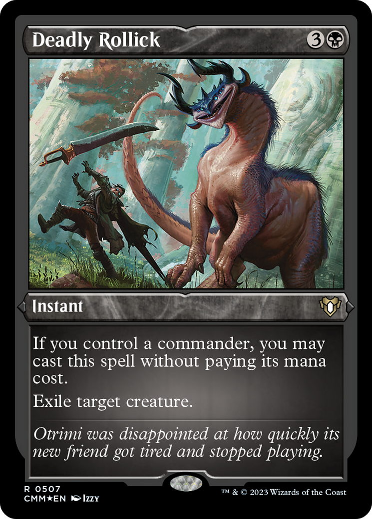 Rollick mortel (CMM-507) - Commander Masters Etched Foil