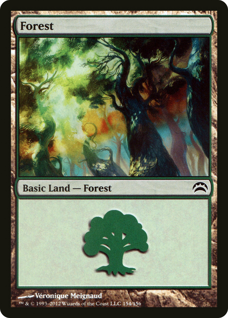 Forest (154) (PC2-154) - Planechase 2012 Foil