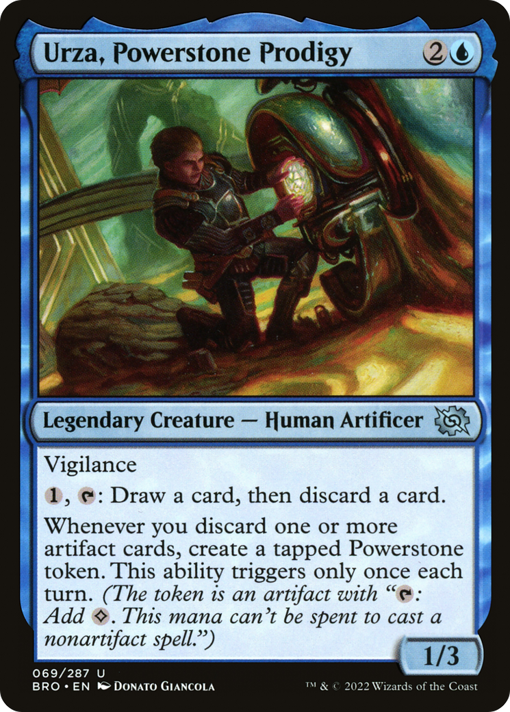 Urza, Powerstone Prodigy (BRO-069) - The Brothers' War