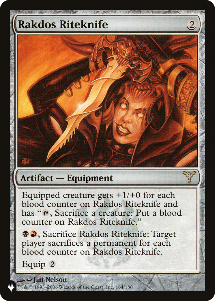 Rakdos Riteknife (LIST-DIS-164) - The List