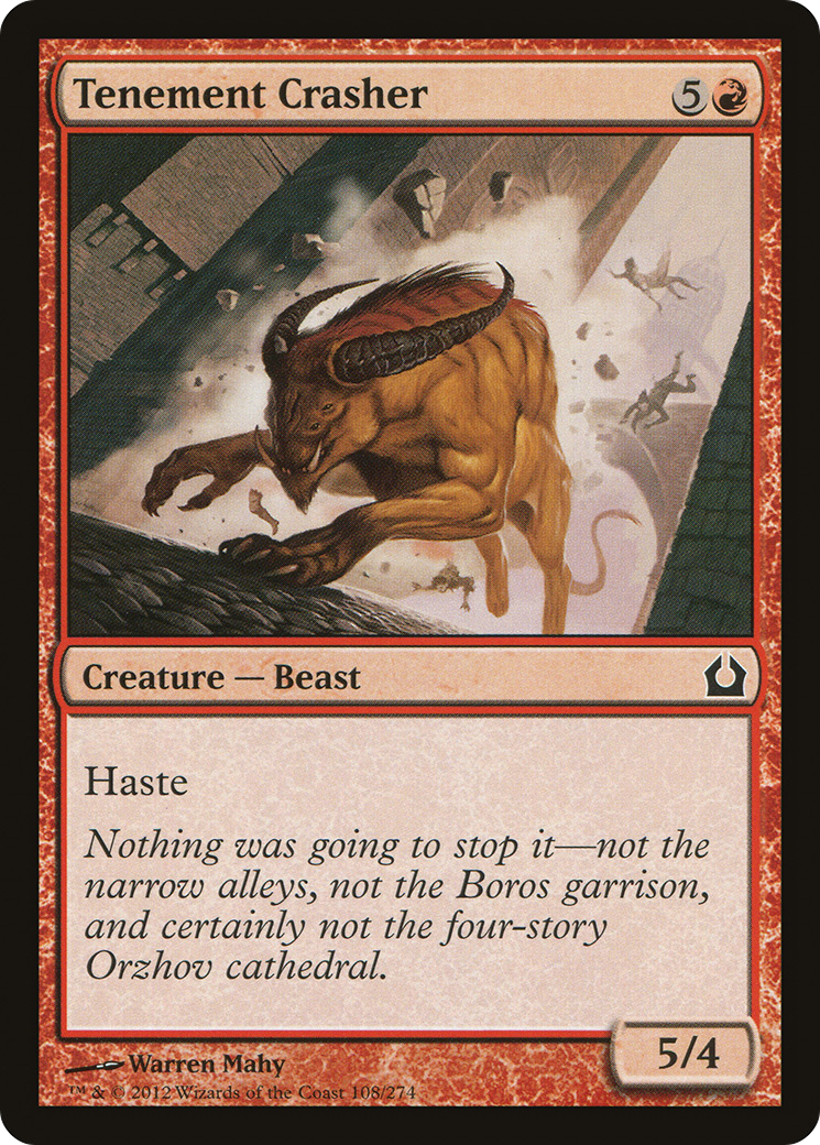 Tenement Crasher (RTR-108) - Return to Ravnica Foil