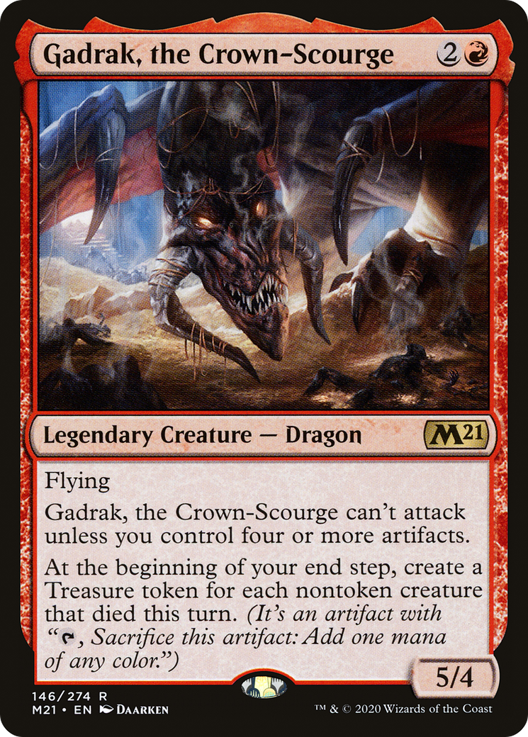 Gadrak, the Crown-Scourge (M21-146) - Core Set 2021 Foil