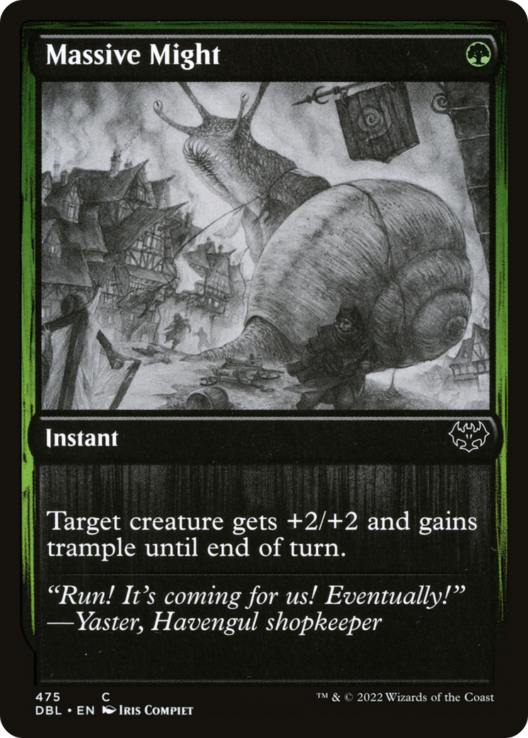 Massive Might (DBL-475) - Innistrad : Double Feature Foil