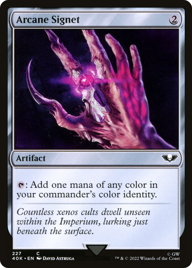 Arcane Signet (227) (40K-227) - Warhammer 40,000 Commander