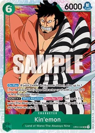 Kinemon (OP01-040) - Romance Dawn Foil
