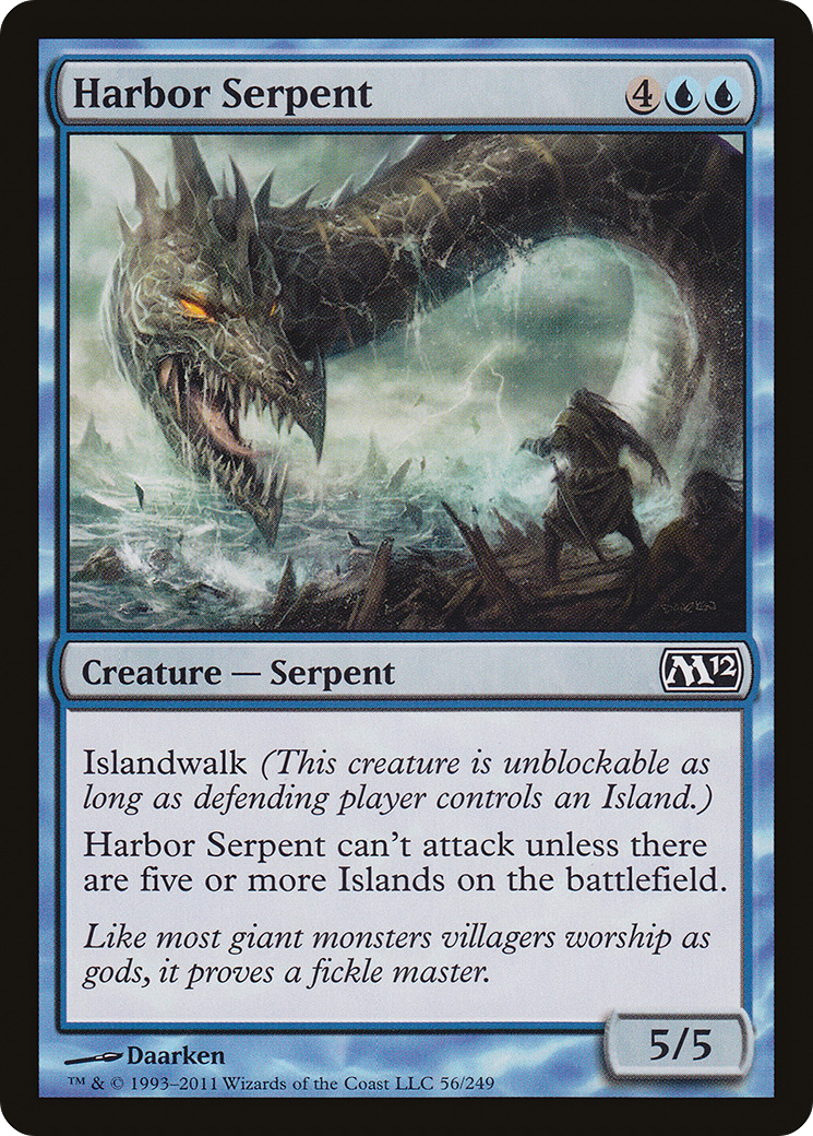 Serpent du port (M12-056) - Magic 2012 Foil
