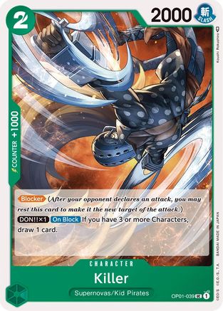 Tueur (OP01-039) - Romance Dawn