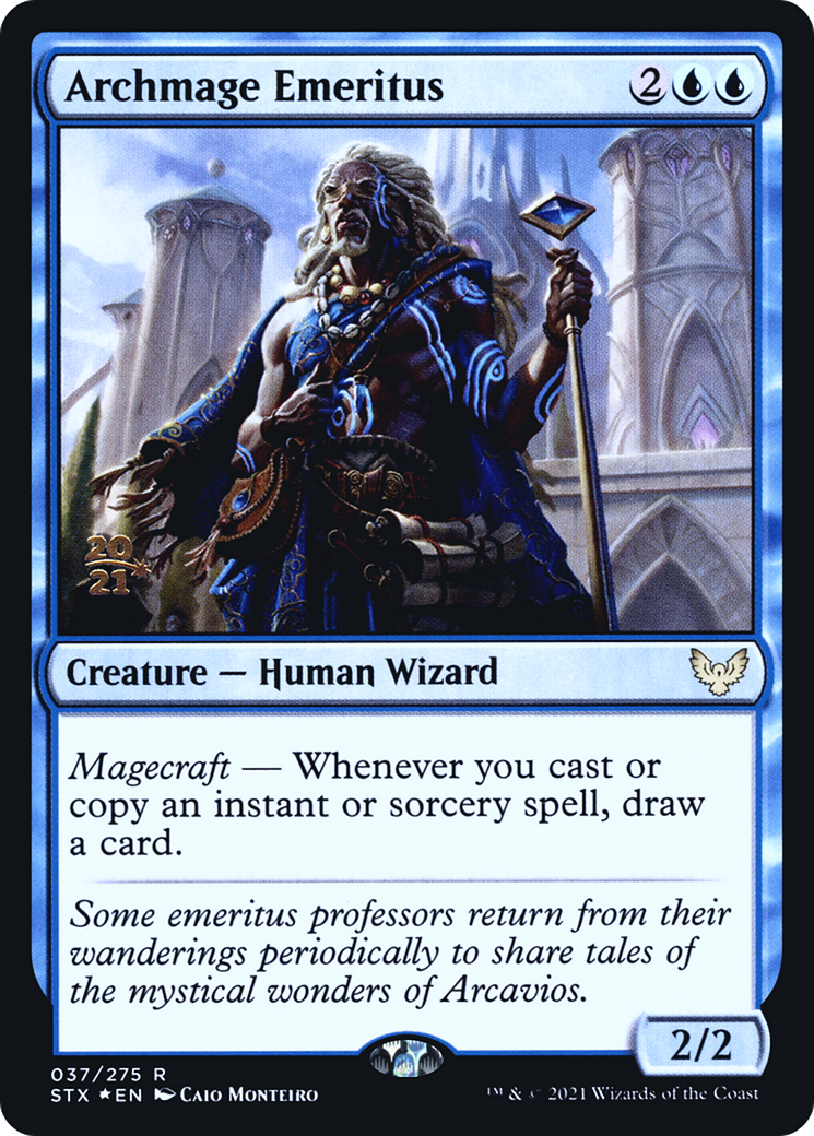 Archmage Emeritus (PRE-037) - Strixhaven: School of Mages Promos Foil