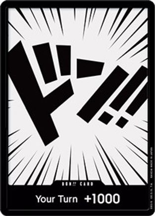 Carte DON !! // Promo One Piece Film RED - Romance Dawn