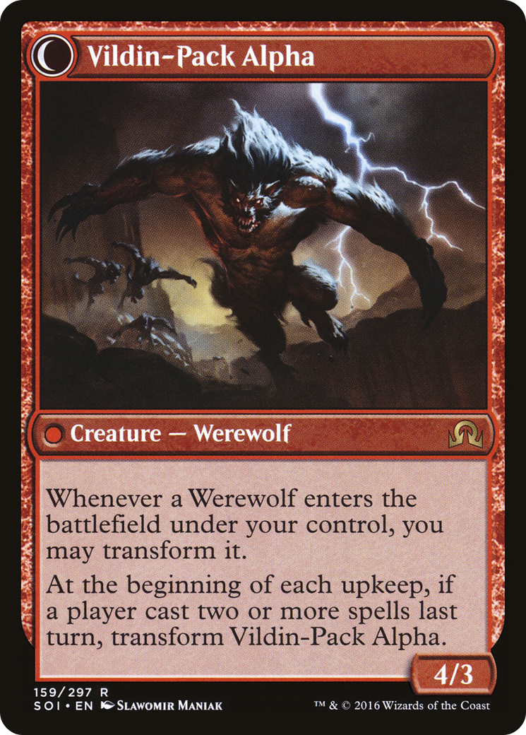 Bandit Geier Reach // Vildin-Pack Alpha (SOI-159) - Shadows over Innistrad : (Transformation double face) Foil