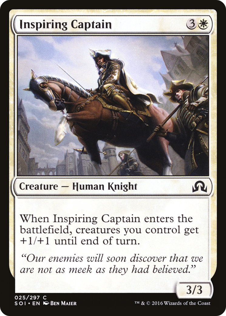 Capitaine inspirant (SOI-025) - Shadows over Innistrad Foil
