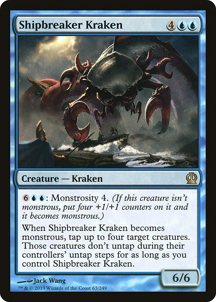 Kraken, le briseur de navires (THS-063) - Theros Foil