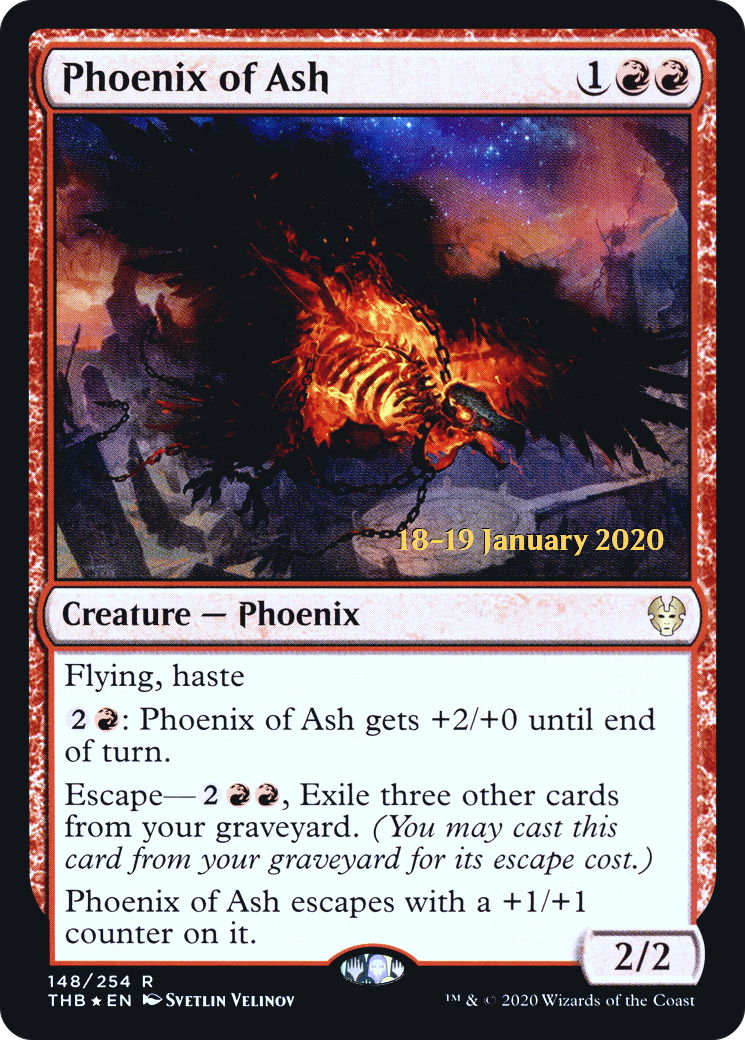 Phoenix of Ash (PRE-148S) - Theros Beyond Death Promos Foil