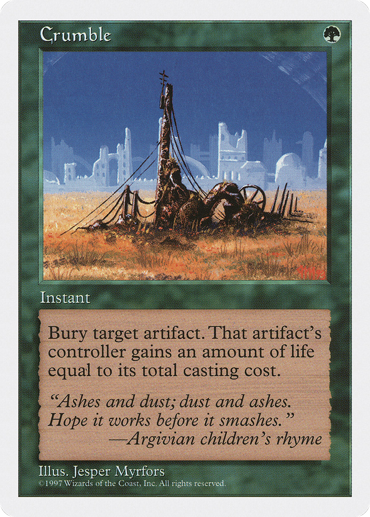 Crumble (5ED-) - Fifth Edition