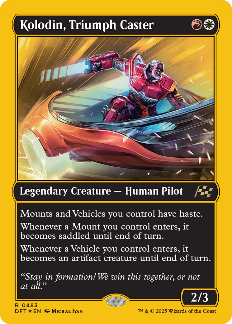 Kolodin, Triumph Caster (Première place) (DFT-483) - Aetherdrift Foil