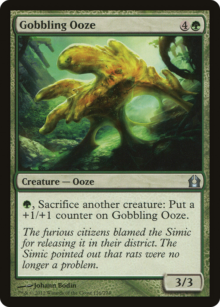 Gobbling Ooze (RTR-126) - Retour sur Ravnica
