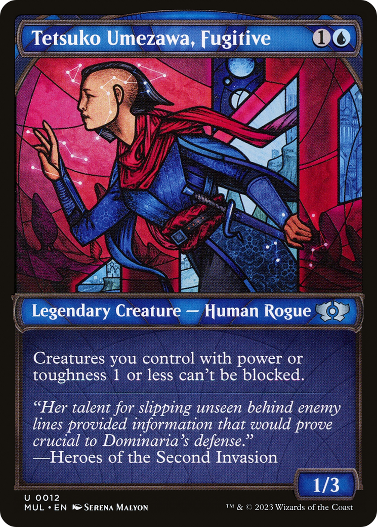 Tetsuko Umezawa, Fugitive (MUL-012) - Multiverse Legends: (Showcase) Foil