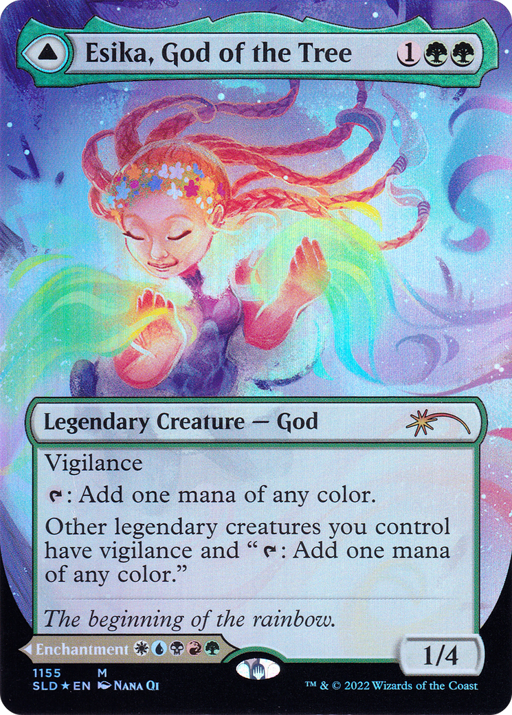 Esika, God of the Tree // The Prismatic Bridge (SLD-1155) - Secret Lair Drop (Borderless) Foil