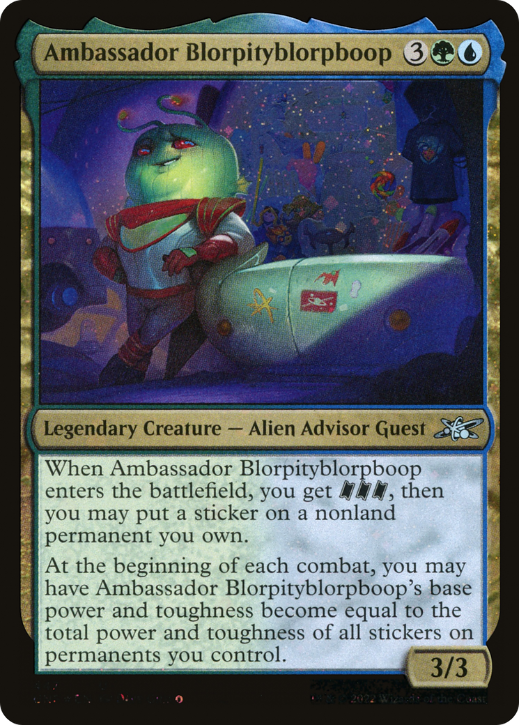 Ambassadeur Blorpityblorpboop (UNF-447) - Unfinity Foil
