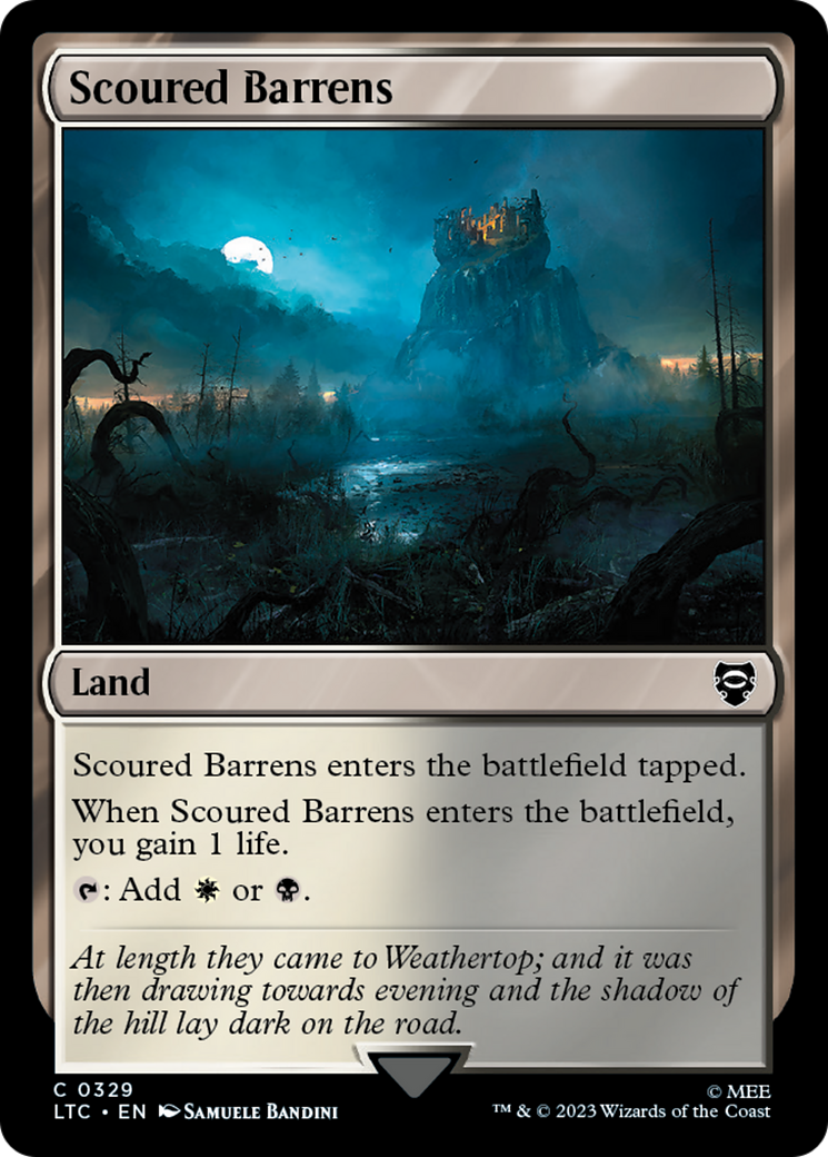 Scoured Barrens (LTC-329) - Tales of Middle-earth Commander