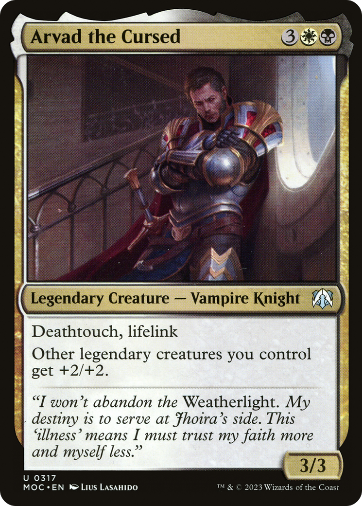 Arvad the Cursed (MOC-317) - March of the Machine Commander