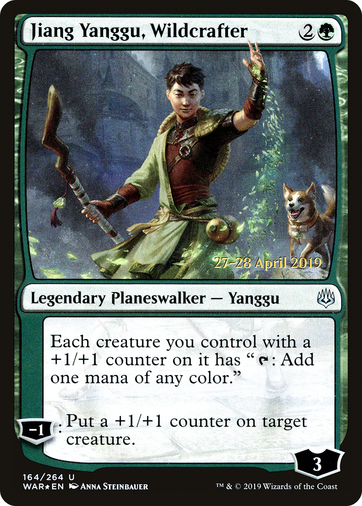Jiang Yanggu, Wildcrafter (PRE-164S) - War of the Spark Promos Foil