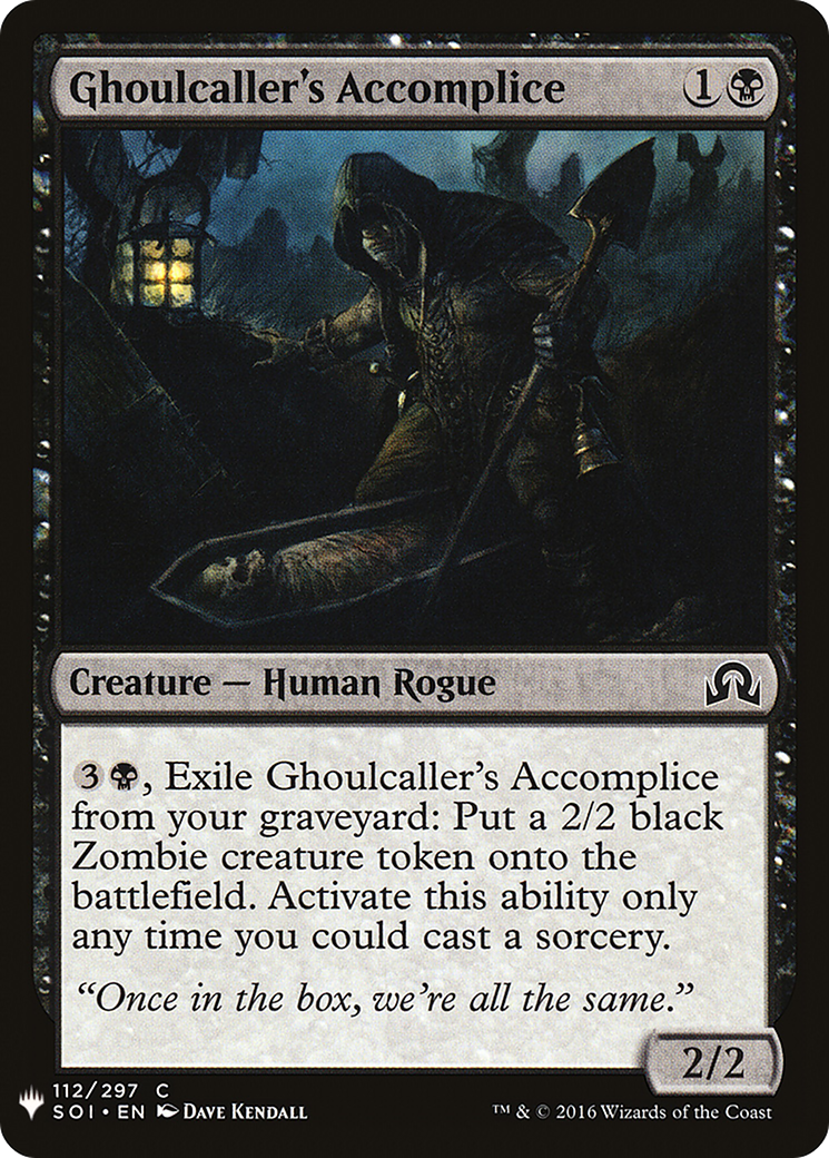 Ghoulcaller's Accomplice (LIST-112) - The List