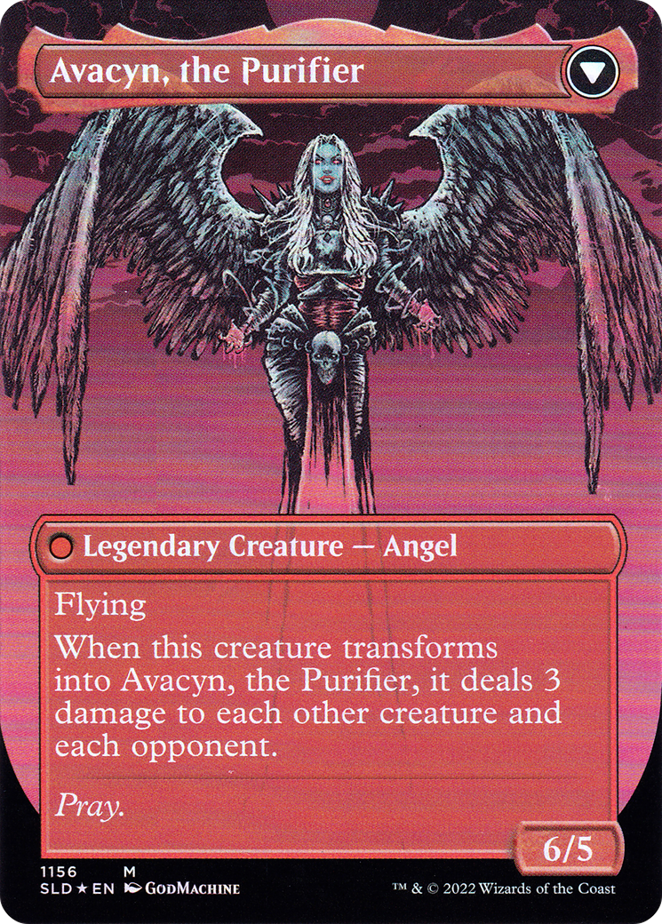 Archange Avacyn // Avacyn, la Purificatrice (SLD-1156) - Goutte de Secret Lair (sans bordure) Foil