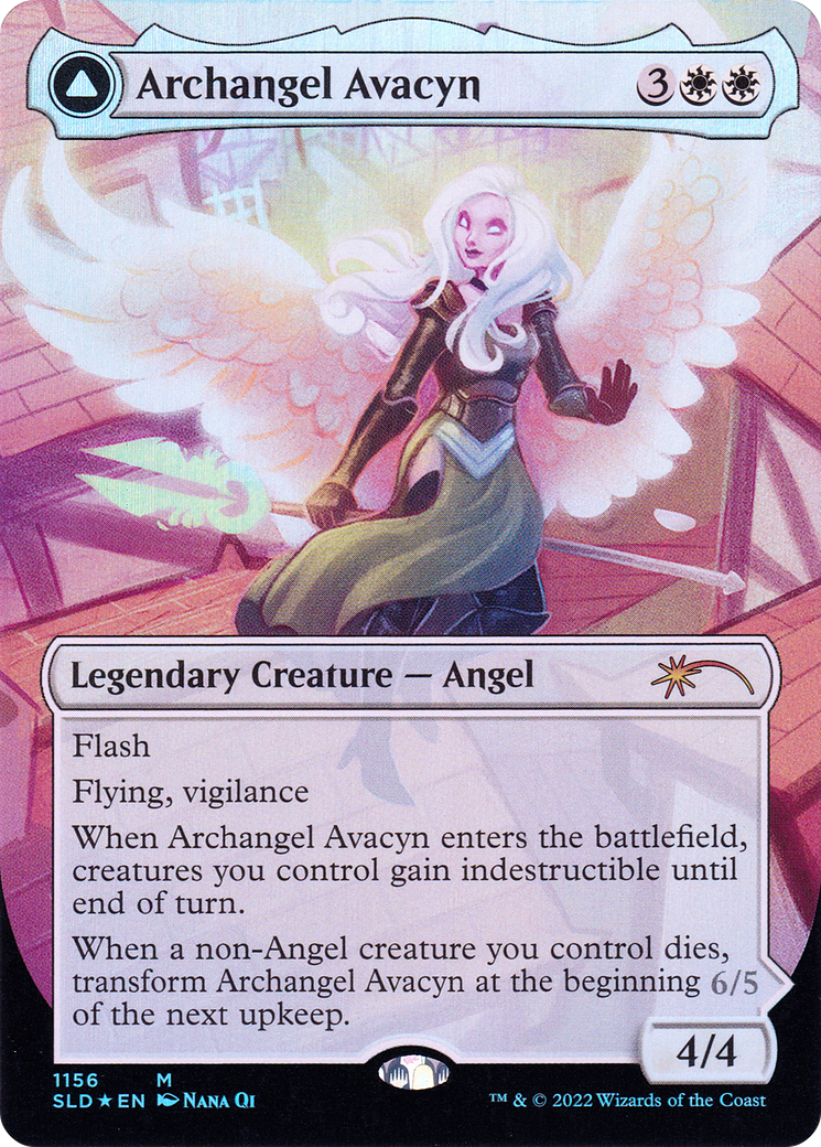 Archange Avacyn // Avacyn, la Purificatrice (SLD-1156) - Goutte de Secret Lair (sans bordure) Foil