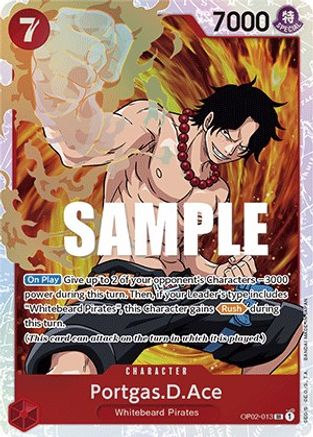 Portgas D. Ace (OP02-013) - Paramount War Foil