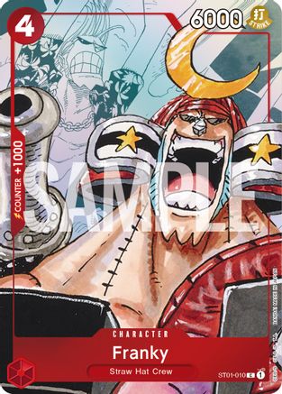Franky - ST01-010 (Art alternatif) (ST01-010) - Cartes promotionnelles One Piece Foil