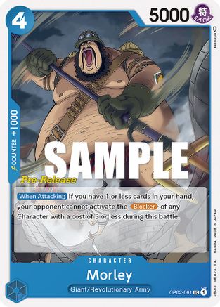 Morley (OP02-061) - Cartes de pré-version Paramount War