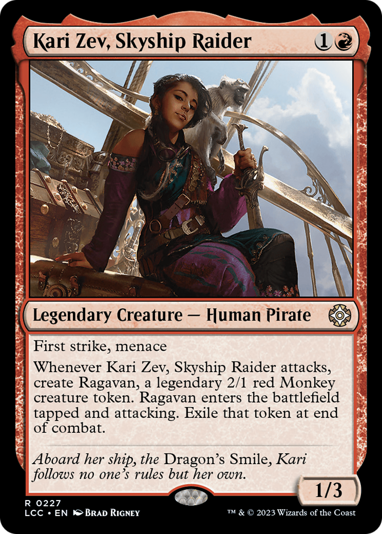 Kari Zev, Skyship Raider (LCC-227) - Commandant des Cavernes perdues d'Ixalan