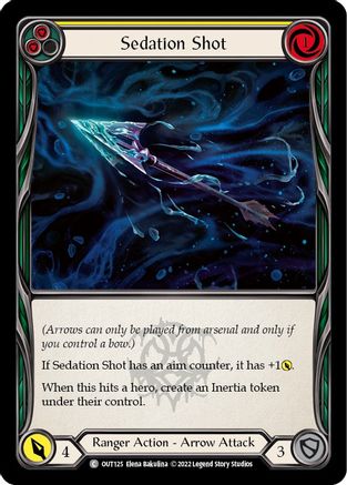 Shot de sédation (jaune) (OUT125) - Outsiders Rainbow Foil