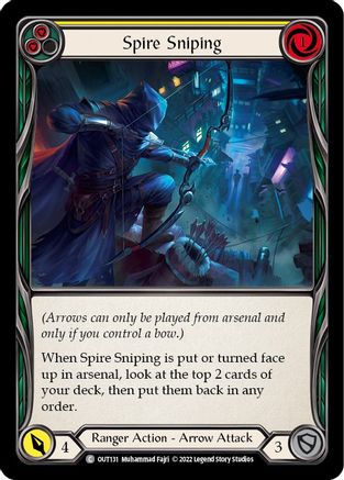 Spire Sniping (jaune) (OUT131) - Outsiders