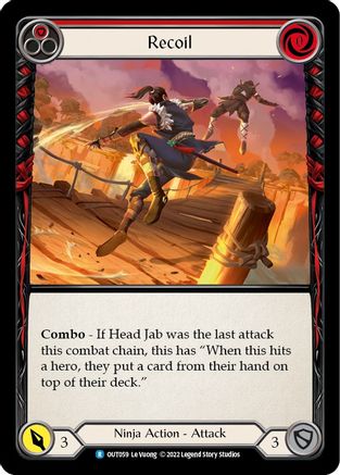 Recoil (rouge) (OUT059) - Feuille arc-en-ciel Outsiders