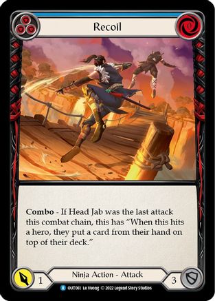 Recoil (bleu) (OUT061) - Feuille arc-en-ciel Outsiders