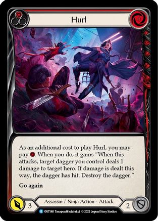 Hurl (Red) (OUT148) - Outsiders Rainbow Foil