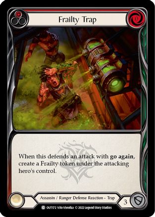 Piège de fragilité (rouge) (OUT172) - Outsiders