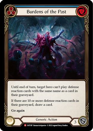 Les fardeaux du passé (OUT187) - Outsiders