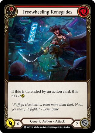 Renégats en roue libre (rouge) (OUT210) - Outsiders