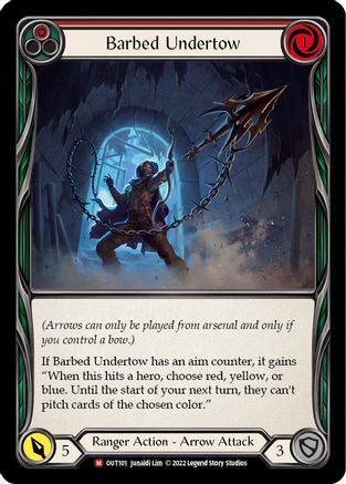 Barbed Undertow (OUT101) - Feuille arc-en-ciel Outsiders