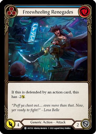 Renégats en roue libre (bleu) (OUT212) - Feuille arc-en-ciel Outsiders