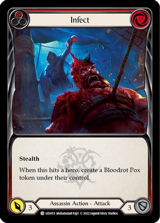 Infect (Red) (UZU013) - Blitz Deck: Outsiders - Uzuri
