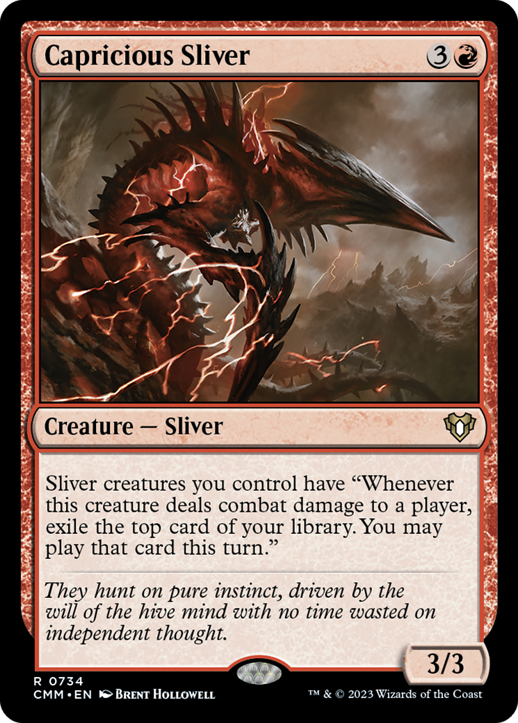 Capricieux Sliver (CMM-734) - Commander Masters